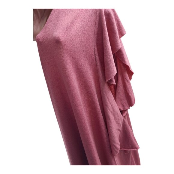 Jade By Jane 3X Ruffle Sleeve Tunic Top Blouse Flared stretch Viscose Spandex - Picture 5 of 6